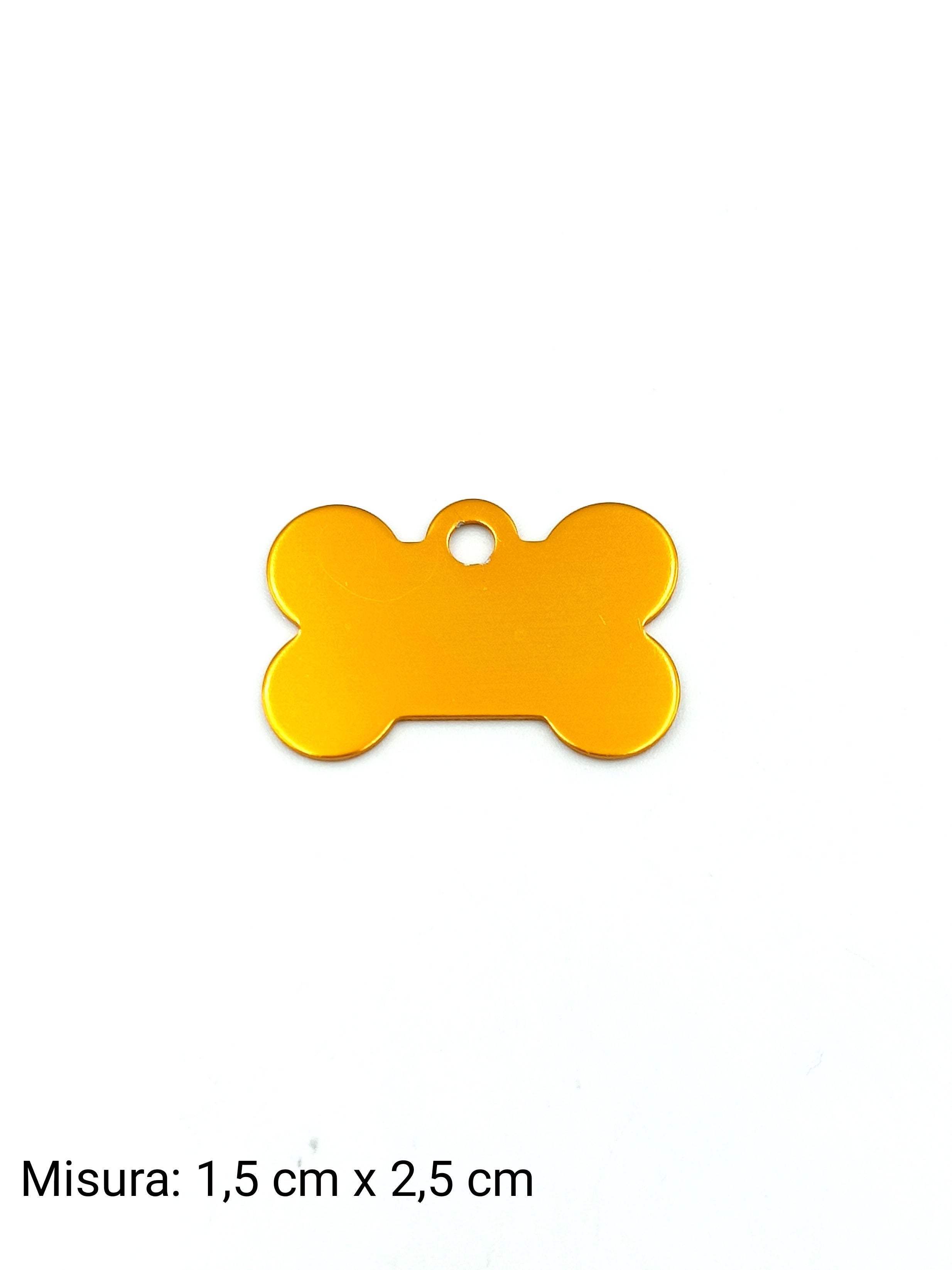Medaglietta per cane mini arancione