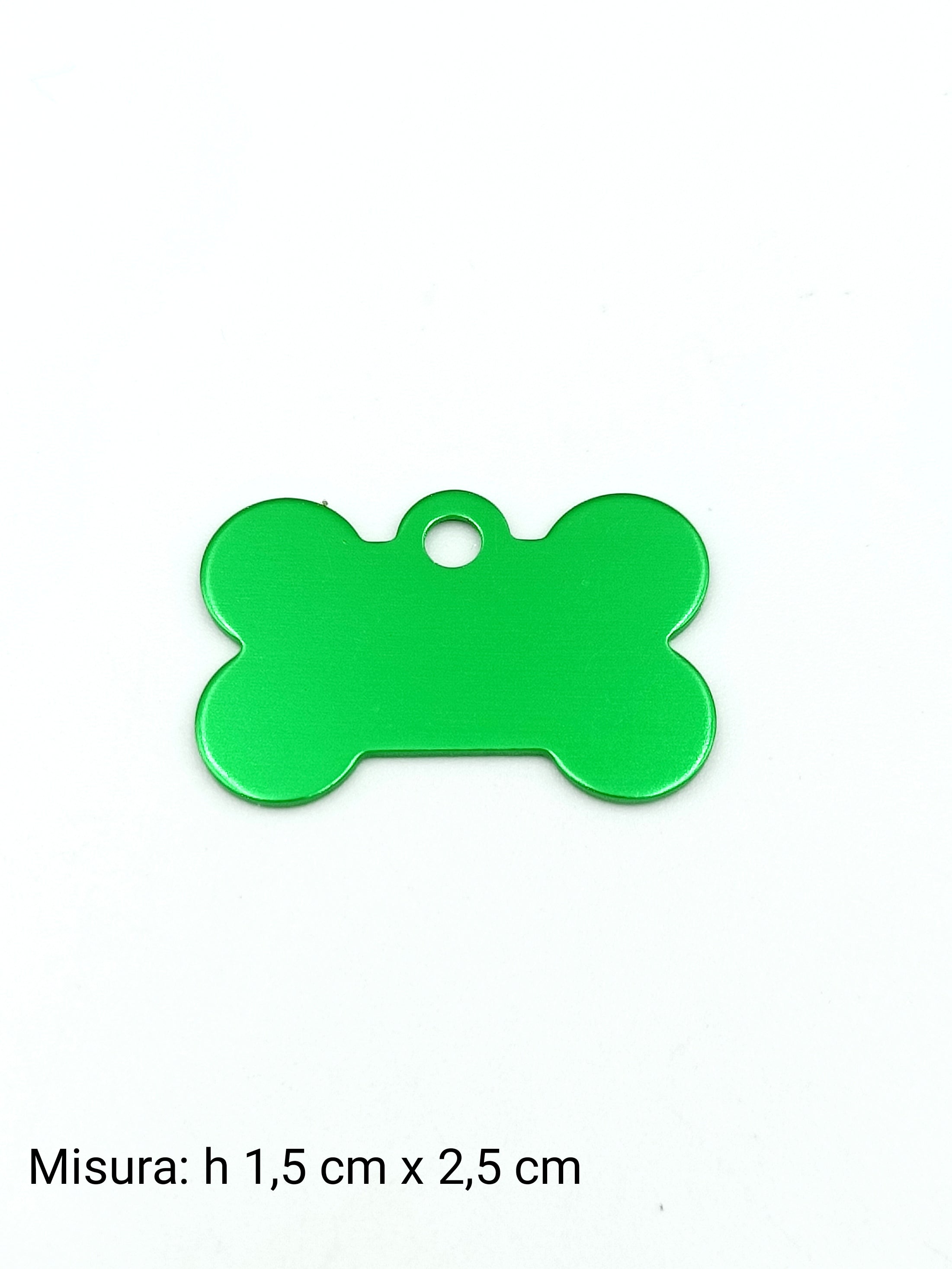Medaglietta per cane mini verde