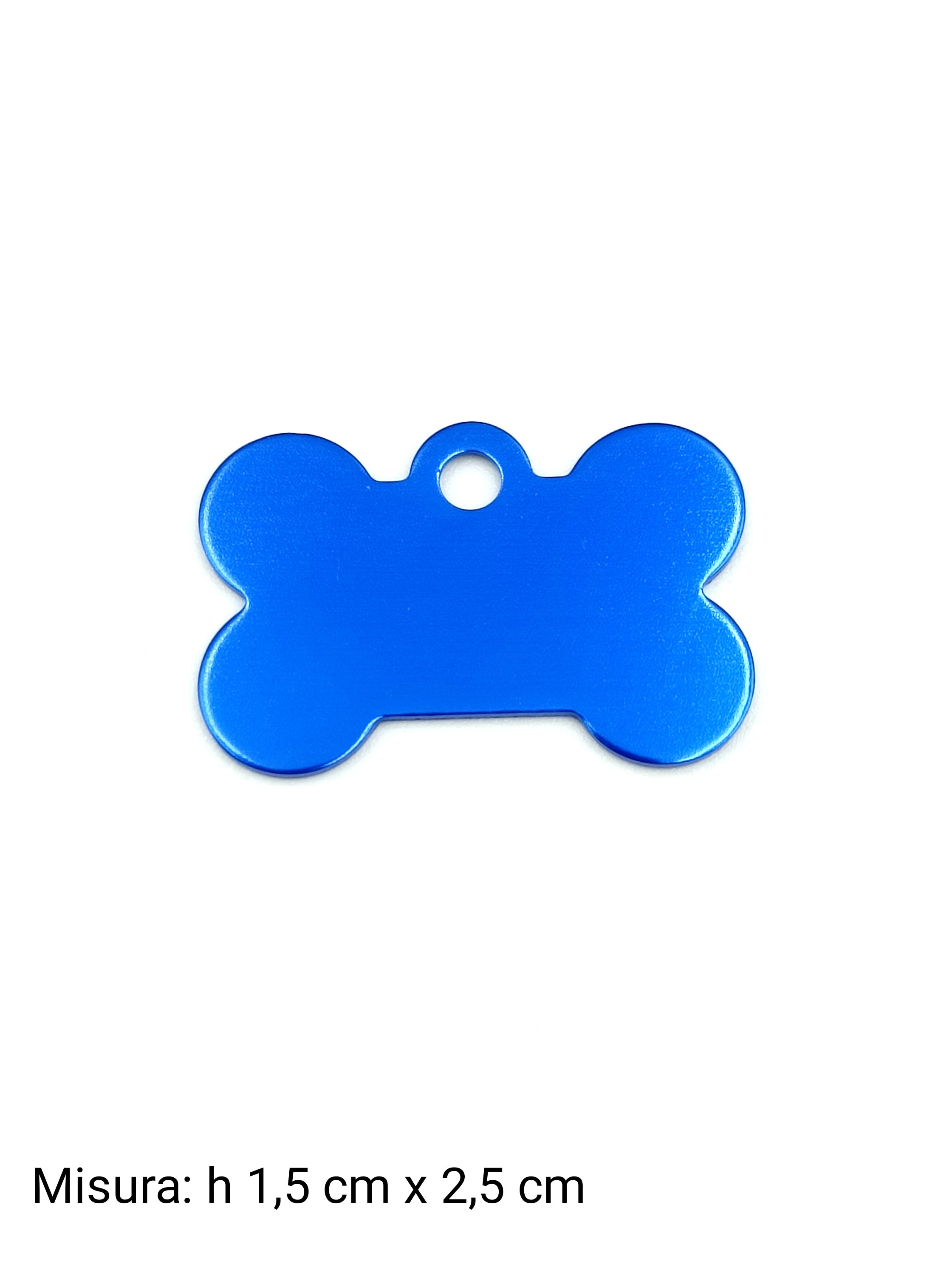 Medaglietta per cane mini blu