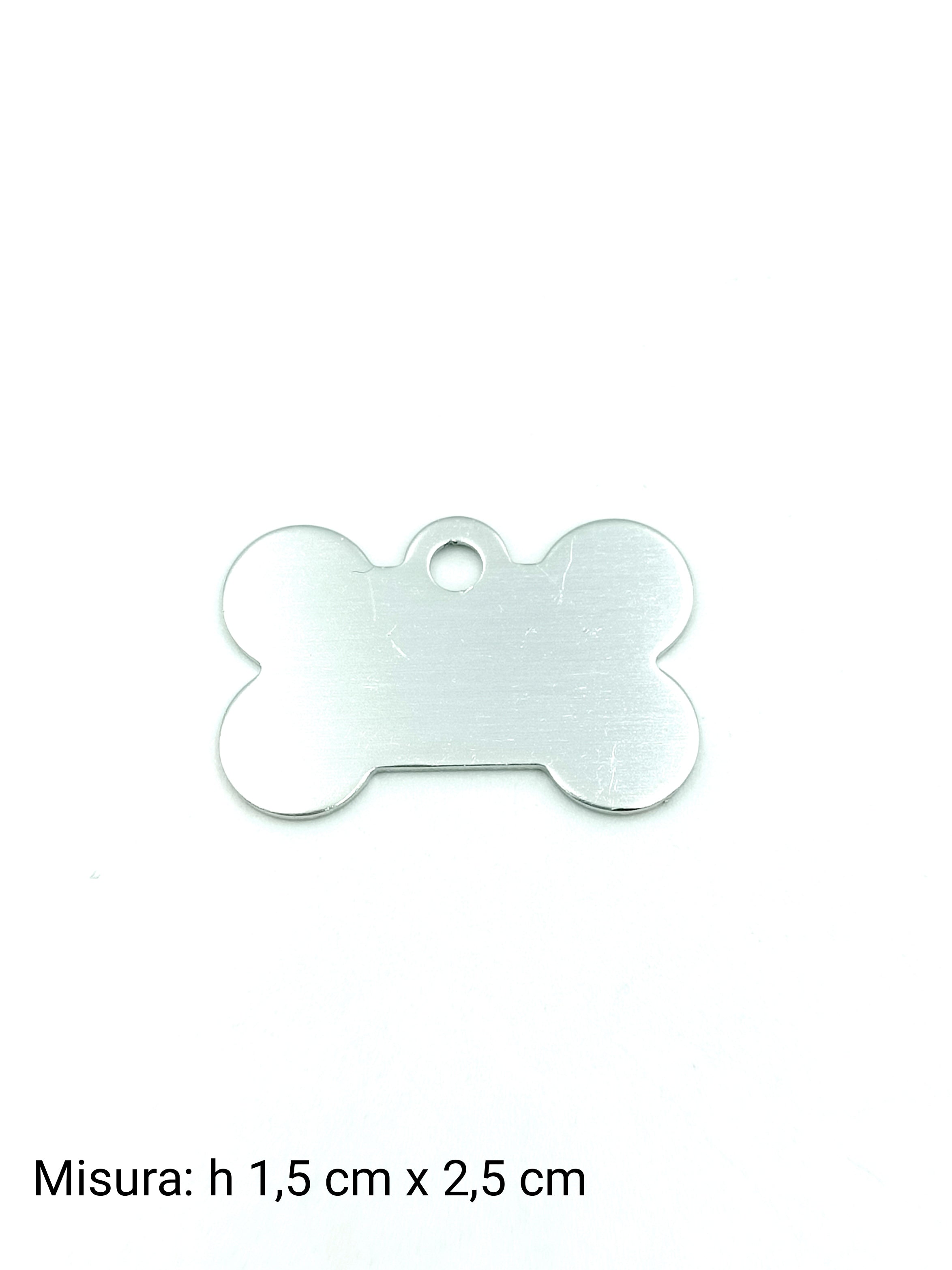 Medaglietta per cane mini argento