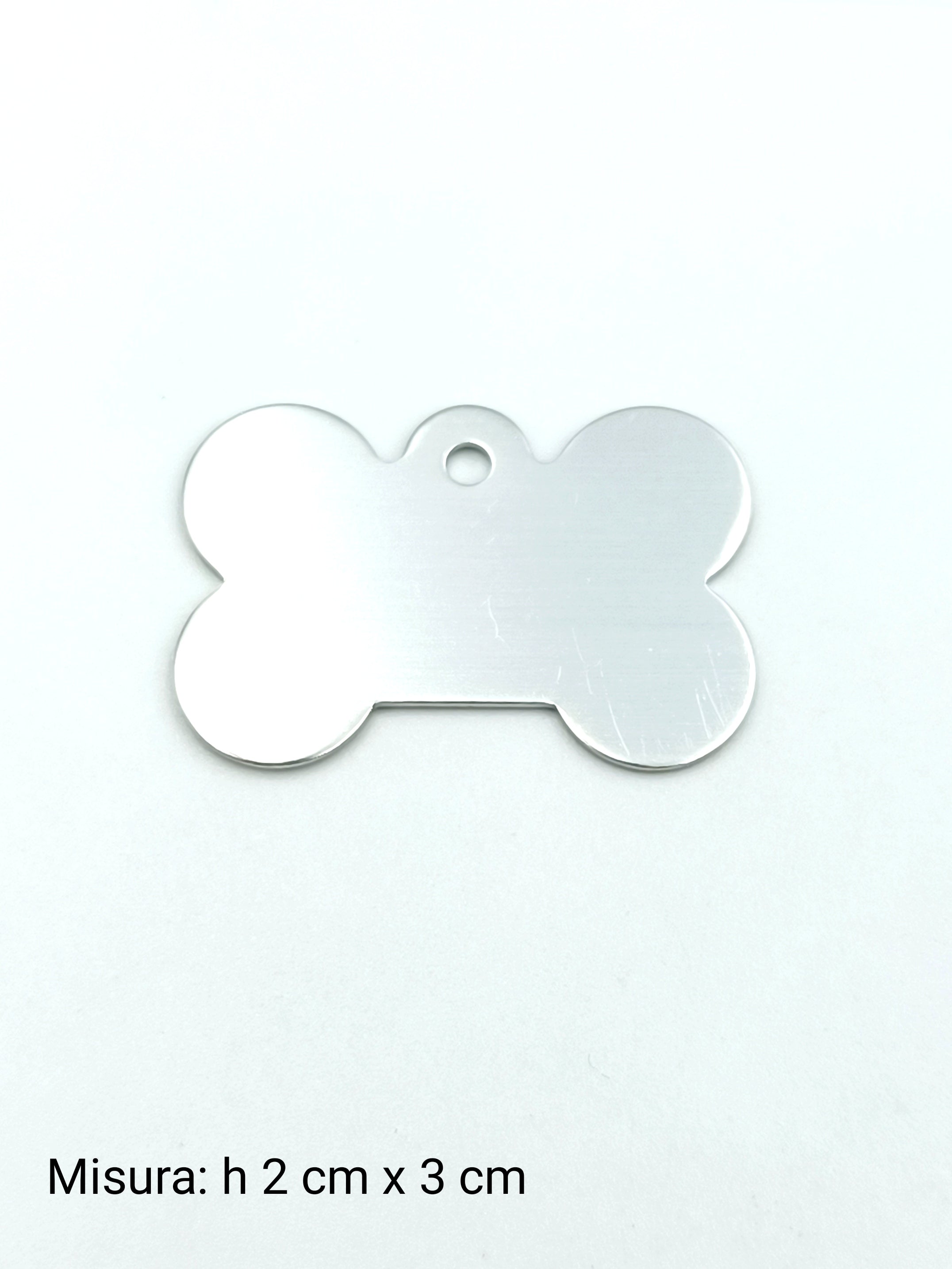 Medaglietta per cane piccola argento