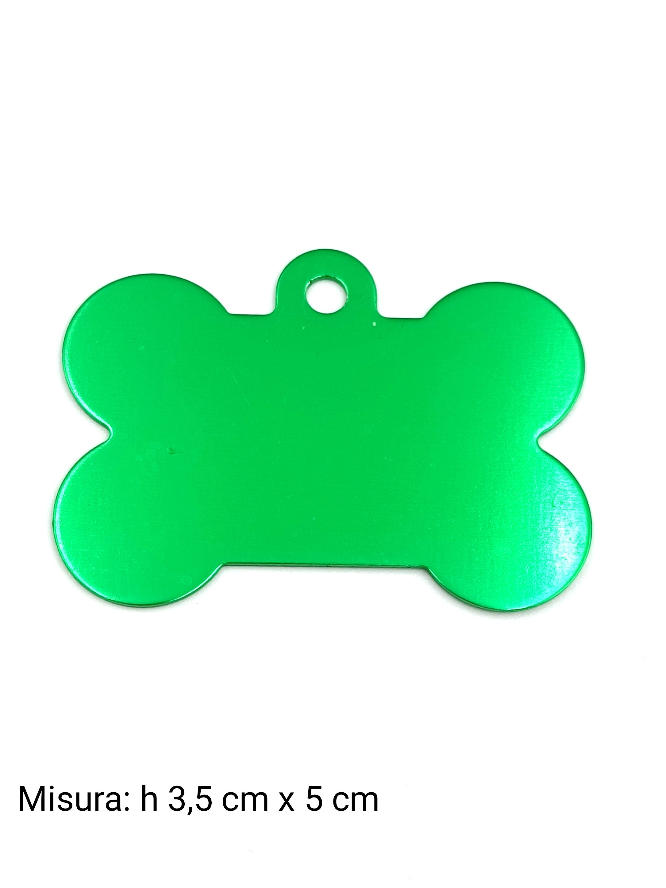 Medaglietta per cane big verde