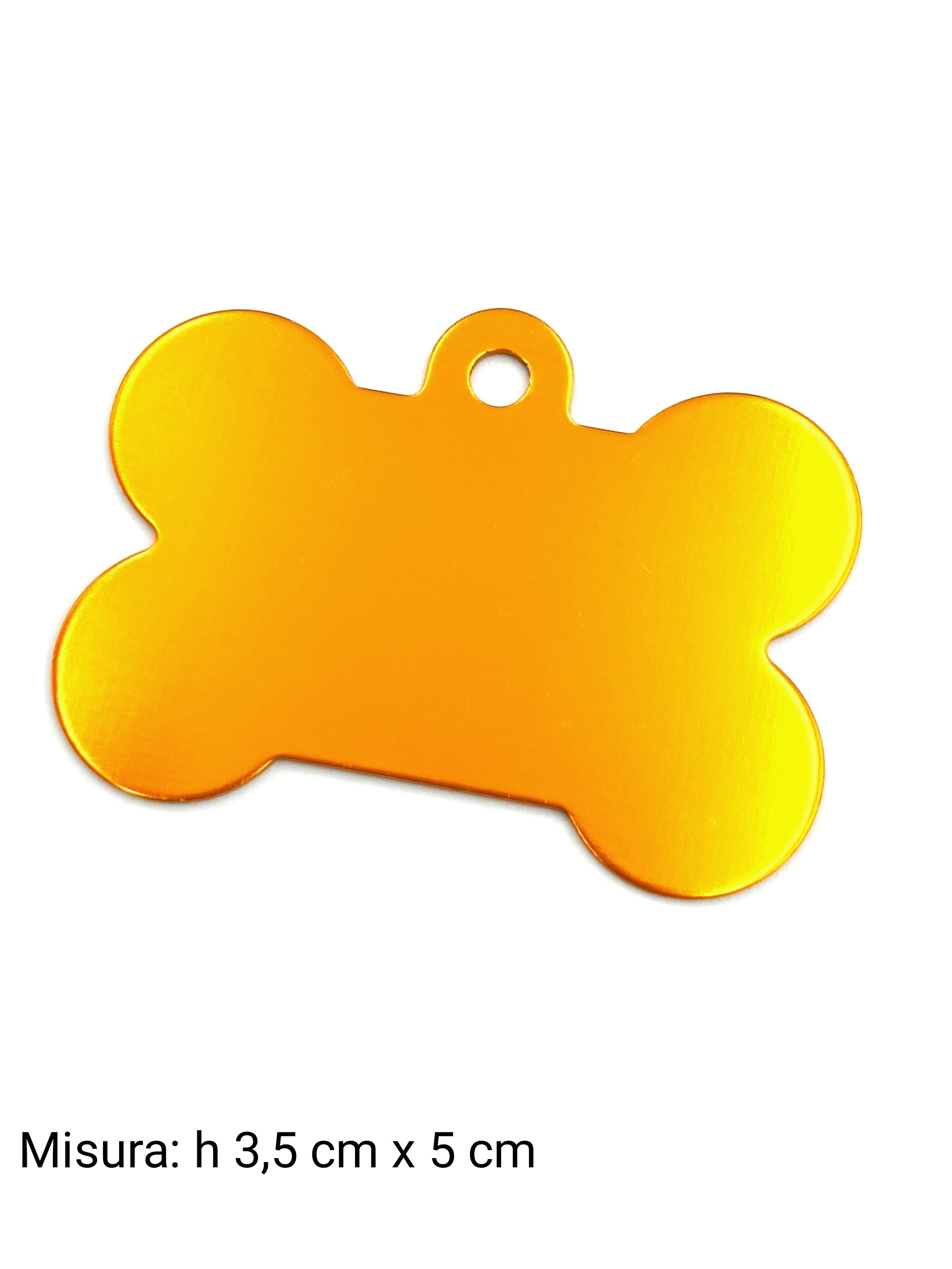 Medaglietta per cane big arancione