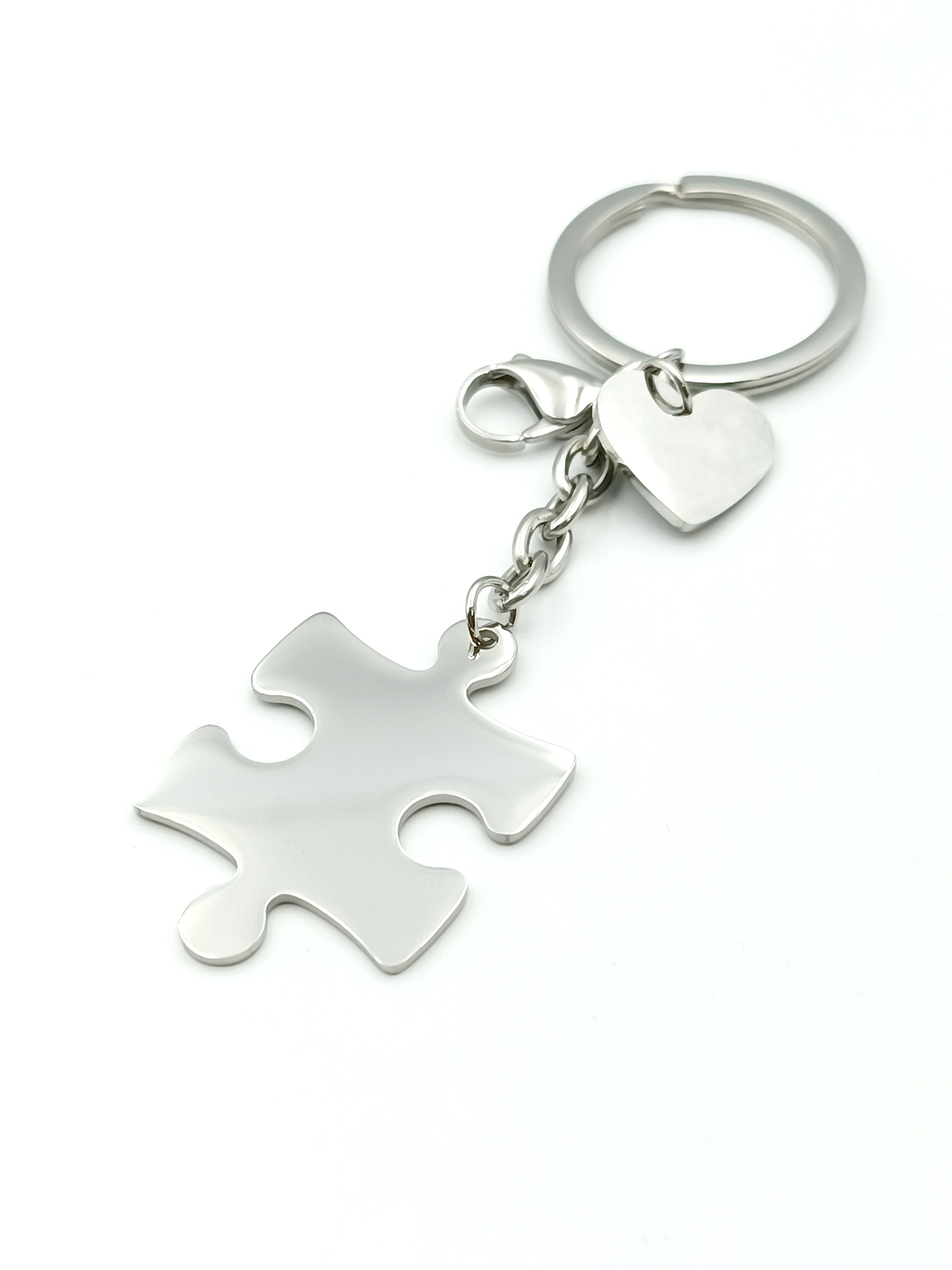 Portachiavi puzzle in acciaio