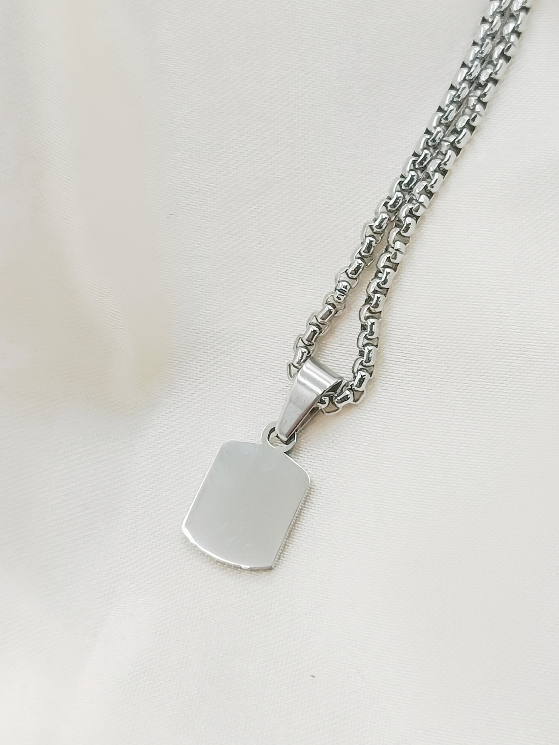 Collana con piastrina militare mini