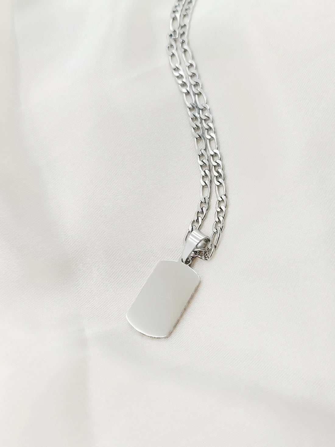 Collana con piastrina militare piccola