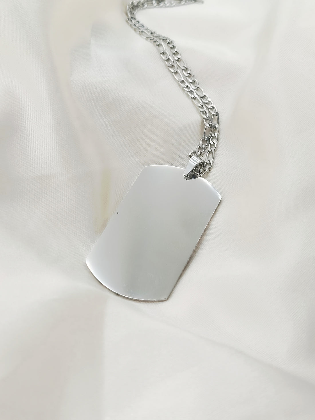 Collana con piastrina militare big